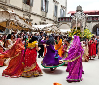 Lohia Mehndi Wedding Party | Palazzo Corsini